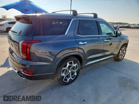 2022 Hyundai Palisade Calligraphy z VIN KM8R7DHE3NU410474, wystawiony jako Copart lot #85302735 z przebiegiem 4 114 mil mil oraz Szkoda całkowita • Salvage title. Historia ofert i sprzedaży dostępna na DreamBid. Obrazek 3.
