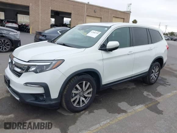 2020 Honda Pilot EX-L с VIN 5FNYF6H59LB059154, выставлен на аукционе IAAI как лот 42584799 с пробегом 56 532 миль миль и . История ставок и продаж доступна на DreamBid. Изображение 2.