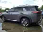 2022 Nissan Pathfinder Platinum with VIN 5N1DR3DK2NC200786, listed as a Copart auction lot 58721405 with 83,422 mi miles and Salvage title. Bid and sale history available at DreamBid. Image 2.