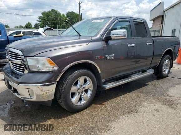 2014 Ram 1500 Big Horn with VIN 1C6RR7GM6ES317623, listed as a Copart auction lot 64665454 with 230,447 mi miles and Salvage title. Bid and sale history available at DreamBid. Image 1.