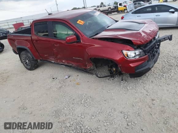 2021 Chevrolet Colorado 4WD ZR2 z VIN 1GCGTEEN4M1183054, wystawiony jako Copart lot #62351755 z przebiegiem Nie podano mil oraz Szkoda całkowita • Salvage title. Historia ofert i sprzedaży dostępna na DreamBid. Obrazek 4.