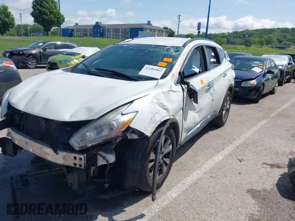 2017 Nissan Murano Platinum с VIN 5N1AZ2MH0HN106433, выставлен на аукционе IAAI как лот 42284963 с пробегом Не указан миль и . История ставок и продаж доступна на DreamBid. Изображение 6.