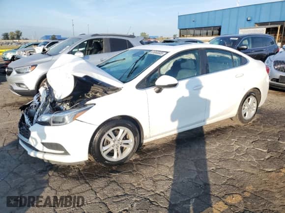 2016 Chevrolet Cruze LT with VIN 1G1BE5SM9G7313274, listed as a Copart auction lot 81065505 with 102,535 mi miles and Clean title. Bid and sale history available at DreamBid. Image 1.