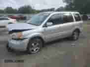 2006 Honda Pilot EX-L z VIN 5FNYF28716B041441, wystawiony jako Copart lot #58588815 z przebiegiem Nie podano mil oraz Szkoda całkowita • Salvage title. Historia ofert i sprzedaży dostępna na DreamBid. Obrazek 1.