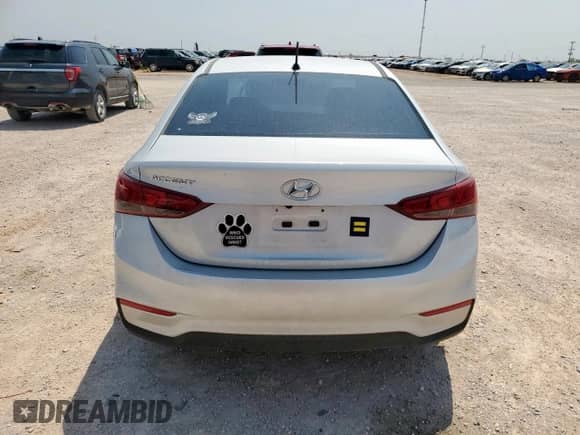 2022 Hyundai Accent SEL с VIN 3KPC24A6XNE154943, выставлен на аукционе Copart как лот 61405245 с пробегом 46 078 миль миль и Списание • Salvage title. История ставок и продаж доступна на DreamBid. Изображение 6.