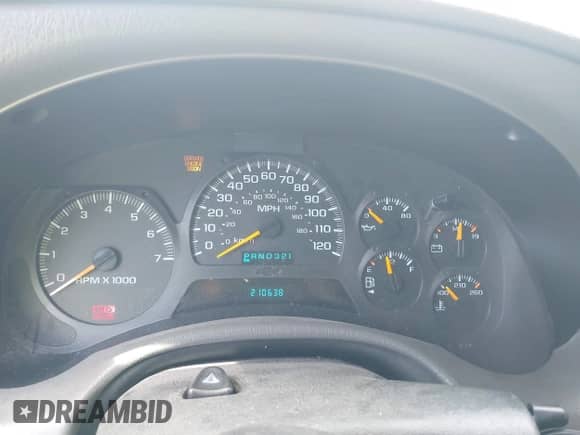 2003 Chevrolet TrailBlazer LT с VIN 1GNDS13SX32396727, выставлен на аукционе IAAI как лот 42493232 с пробегом 210 638 миль миль и . История ставок и продаж доступна на DreamBid. Изображение 7.
