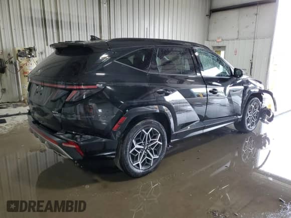 2022 Hyundai Tucson N Line z VIN KM8JFCAE1NU151097, wystawiony jako Copart lot #58747205 z przebiegiem 45 104 mil mil oraz Szkoda całkowita • Salvage title. Historia ofert i sprzedaży dostępna na DreamBid. Obrazek 3.