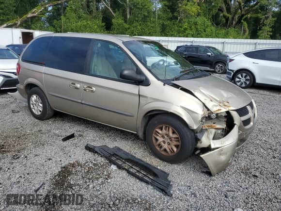 2002 Dodge Caravan Sport with VIN 1B4GP45382B562916, listed as a Copart auction lot 70508824 with 156,876 mi miles and Salvage title. Bid and sale history available at DreamBid. Image 4.