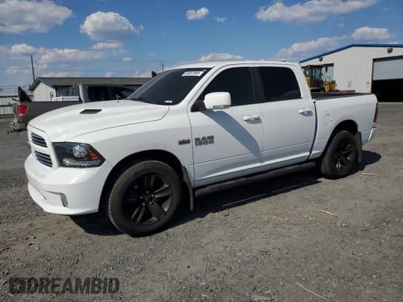 2017 Ram 1500 Sport with VIN 1C6RR7MT3HS758805, listed as a Copart auction lot 65687805 with 46,630 mi miles and Salvage title. Bid and sale history available at DreamBid. Image 1.