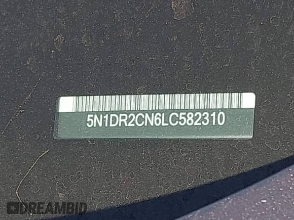 2020 Nissan Pathfinder SL z VIN 5N1DR2CN6LC582310, wystawiony jako IAAI lot #41826284 z przebiegiem 93 146 mil mil oraz . Historia ofert i sprzedaży dostępna na DreamBid. Obrazek 9.