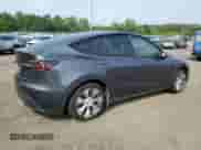 2022 Tesla Model Y Long Range with VIN 7SAYGAEEXNF361952, listed as a Copart auction lot 66031534 with Not provided miles and Salvage title. Bid and sale history available at DreamBid. Image 3.