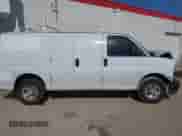 2020 Chevrolet Express Cargo with VIN 1GCWGAFP6L1275225, listed as a IAAI auction lot 41801450 with 122,683 mi miles and . Bid and sale history available at DreamBid. Image 14.