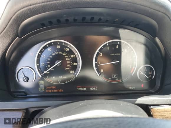 2012 BMW 7 Series 750Li with VIN WBAKB8C59CC965254, listed as a Copart auction lot 65233075 with 139,035 mi miles and Clean title. Bid and sale history available at DreamBid. Image 9.