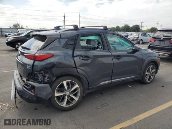 2021 Hyundai Kona Ultimate с VIN KM8K5CA51MU663237, выставлен на аукционе Copart как лот 80165095 с пробегом 46 745 миль миль и Списание • Salvage title. История ставок и продаж доступна на DreamBid. Изображение 3.