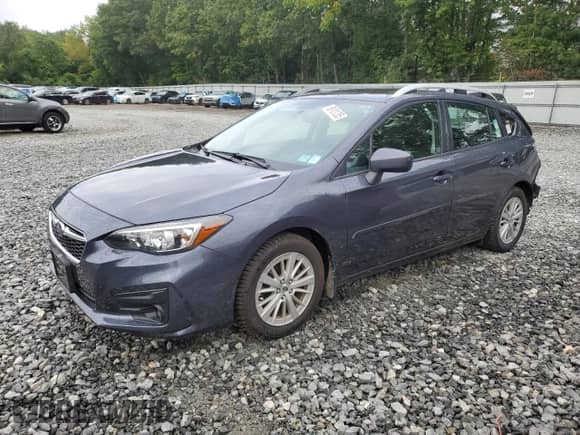 2017 Subaru Impreza Premium with VIN 4S3GTAD69H3729635, listed as a Copart auction lot 69101285 with 46,516 mi miles and Salvage title. Bid and sale history available at DreamBid. Image 1.