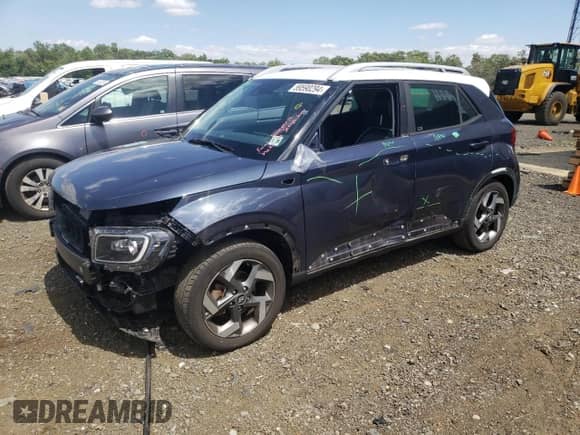 2021 Hyundai Venue SEL с VIN KMHRC8A30MU080559, выставлен на аукционе Copart как лот 59590294 с пробегом 37 215 миль миль и Списание • Salvage title. История ставок и продаж доступна на DreamBid. Изображение 1.