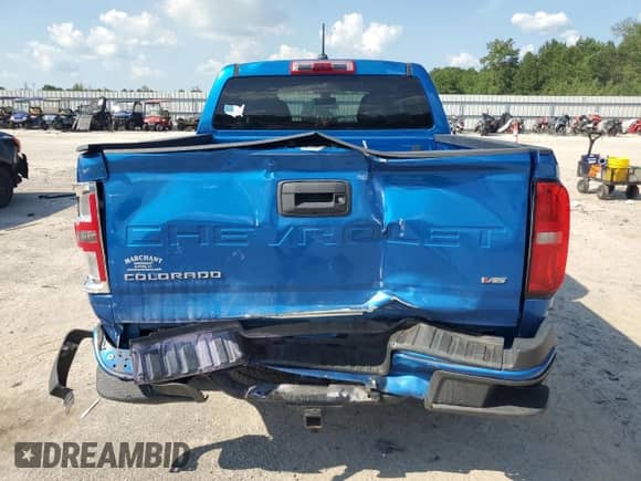 2021 Chevrolet Colorado 2WD Work Truck с VIN 1GCGSBEN3M1249496, выставлен на аукционе Copart как лот 62059345 с пробегом 21 283 миль миль и Списание • Salvage title. История ставок и продаж доступна на DreamBid. Изображение 6.
