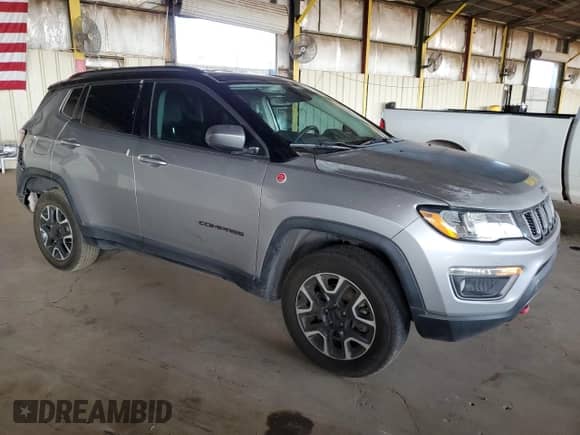 2019 Jeep Compass Trailhawk с VIN 3C4NJDDB1KT780246, выставлен на аукционе Copart как лот 80697185 с пробегом 110 803 миль миль и Списание • Salvage title. История ставок и продаж доступна на DreamBid. Изображение 4.