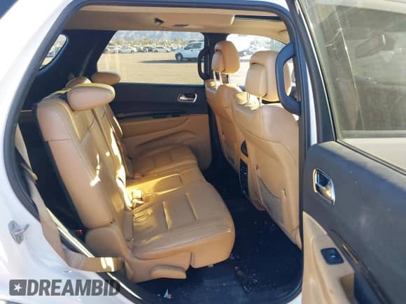 2012 Dodge Durango Citadel with VIN 1C4SDHET4CC130381, listed as a IAAI auction lot 41068602 with 164,888 mi miles and . Bid and sale history available at DreamBid. Image 8.