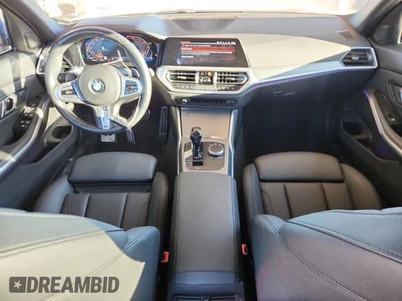 2019 BMW 3 Series 330i with VIN WBA5R1C58KFH23863, listed as a Copart auction lot 85783505 with 20,693 mi miles and Salvage title. Bid and sale history available at DreamBid. Image 8.