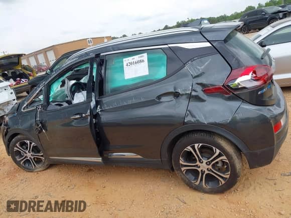 2020 Chevrolet Bolt EV Premier with VIN 1G1FZ6S08L4119923, listed as a IAAI auction lot 42016086 with Not provided miles and . Bid and sale history available at DreamBid. Image 14.