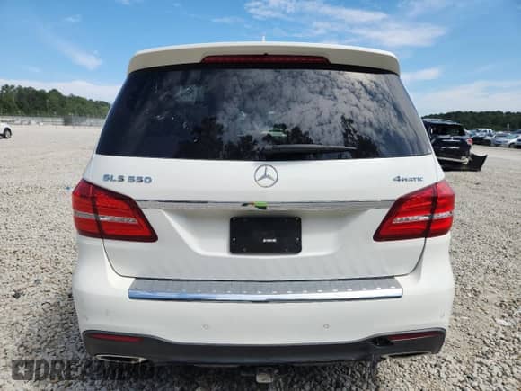 2018 Mercedes-Benz GLS 550 with VIN 4JGDF7DE7JB130146, listed as a Copart auction lot 70267295 with 57,157 mi miles and Salvage title. Bid and sale history available at DreamBid. Image 6.