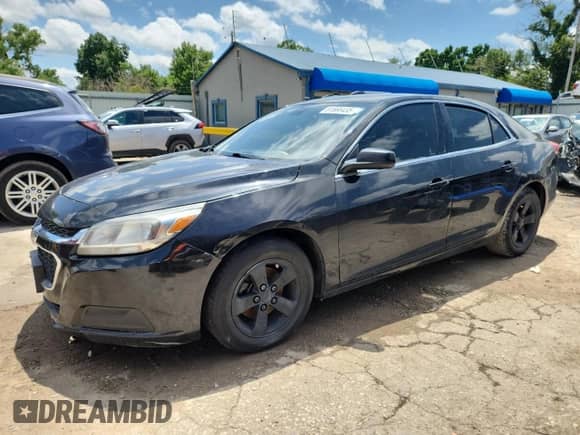 2015 Chevrolet Malibu LS z VIN 1G11B5SL4FF127769, wystawiony jako Copart lot #61566435 z przebiegiem 180 791 mil mil oraz Szkoda całkowita • Salvage title. Historia ofert i sprzedaży dostępna na DreamBid. Obrazek 1.