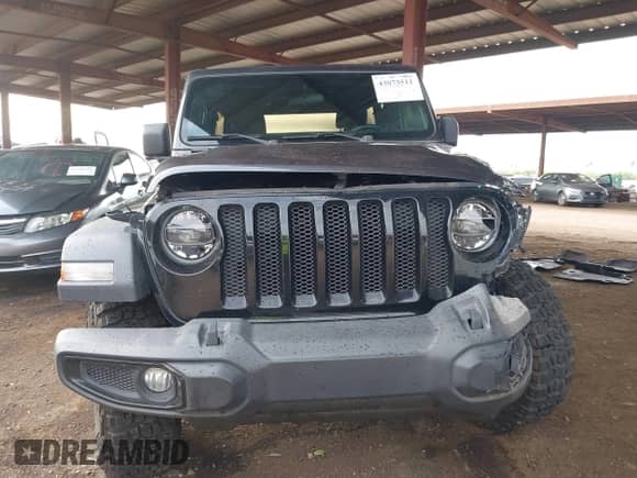 2021 Jeep Wrangler Unlimited Willys with VIN 1C4HJXDN3MW563173, listed as a IAAI auction lot 43073511 with 45,061 mi miles and . Bid and sale history available at DreamBid. Image 12.