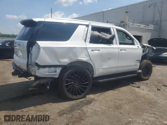 2022 Chevrolet Tahoe LT z VIN 1GNSKNKD4NR109281, wystawiony jako Copart lot #65874645 z przebiegiem 90 607 mil mil oraz Szkoda całkowita • Salvage title. Historia ofert i sprzedaży dostępna na DreamBid. Obrazek 3.