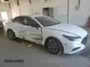 2023 Hyundai Sonata SEL with VIN KMHL64JA3PA301906, listed as a Copart auction lot 70082615 with Not provided miles and Salvage title. Bid and sale history available at DreamBid. Image 4.