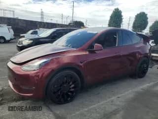 2023 Tesla Model Y Performance z VIN 7SAYGDEF9PF794322, wystawiony jako Copart lot #81271695 z przebiegiem Nie podano mil oraz Szkoda całkowita • Salvage title. Historia ofert i sprzedaży dostępna na DreamBid. Obrazek 1.