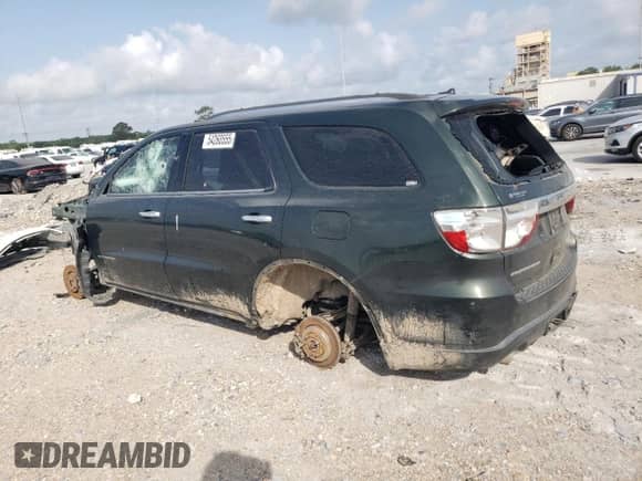 2011 Dodge Durango Citadel with VIN 1D4SD5GT8BC592407, listed as a Copart auction lot 54260555 with Not provided miles and Salvage title. Bid and sale history available at DreamBid. Image 2.