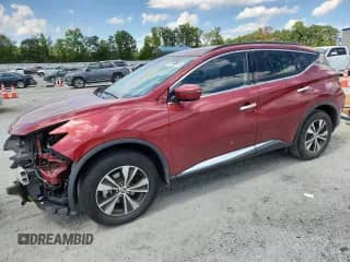 2020 Nissan Murano SV with VIN 5N1AZ2BJ1LN163044, listed as a Copart auction lot 70195315 with 107,198 mi miles and Salvage title. Bid and sale history available at DreamBid. Image 1.