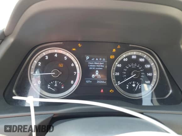 2023 Hyundai Sonata SE z VIN KMHL24JA2PA323701, wystawiony jako Copart lot #68858625 z przebiegiem 20 266 mil mil oraz Szkoda całkowita • Salvage title. Historia ofert i sprzedaży dostępna na DreamBid. Obrazek 9.