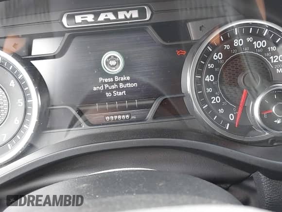 2022 Ram 1500 Big Horn с VIN 1C6RREBG3NN350311, выставлен на аукционе IAAI как лот 43188898 с пробегом 37 866 миль миль и . История ставок и продаж доступна на DreamBid. Изображение 15.