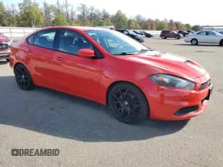 2016 Dodge Dart SXT with VIN 1C3CDFBB9GD629816, listed as a Copart auction lot 87026715 with 107,788 mi miles and Clean title. Bid and sale history available at DreamBid. Image 4.