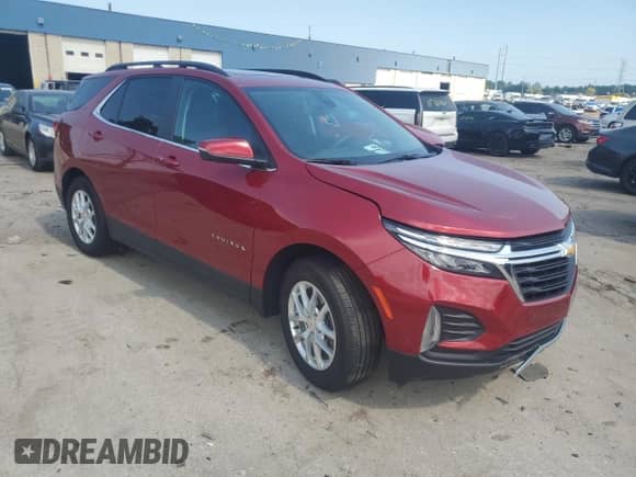 2024 Chevrolet Equinox LT with VIN 3GNAXKEG9RL301892, listed as a Copart auction lot 68036875 with 4,665 mi miles and Non repairable. Bid and sale history available at DreamBid. Image 4.