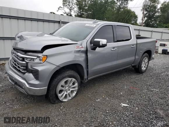 2024 Chevrolet Silverado 1500 LTZ с VIN 1GCUDGE89RZ175272, выставлен на аукционе Copart как лот 71742414 с пробегом 14 788 миль миль и Списание • Salvage title. История ставок и продаж доступна на DreamBid. Изображение 1.