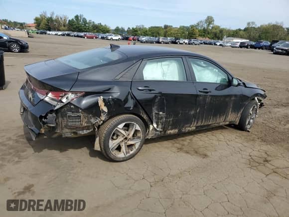 2023 Hyundai Elantra SEL with VIN KMHLS4AG9PU430098, listed as a Copart auction lot 84451695 with Not provided miles and Salvage title. Bid and sale history available at DreamBid. Image 3.