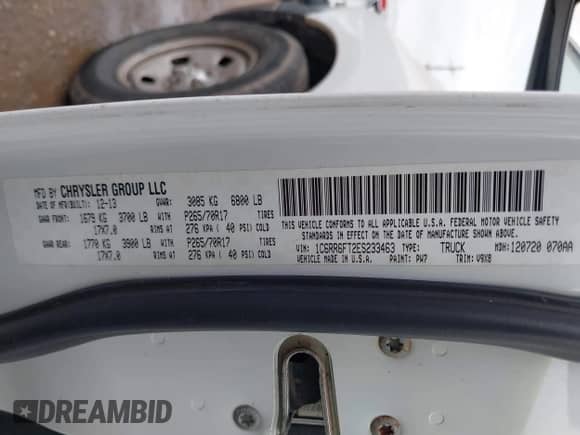 2014 Ram 1500 Express с VIN 1C6RR6FT2ES233463, выставлен на аукционе IAAI как лот 42477843 с пробегом 95 694 миль миль и . История ставок и продаж доступна на DreamBid. Изображение 9.