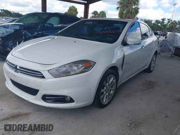 2013 Dodge Dart Limited with VIN 1C3CDFCH3DD299654, listed as a IAAI auction lot 43332777 with 135,675 mi miles and . Bid and sale history available at DreamBid. Image 2.
