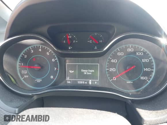 2018 Chevrolet Cruze LT with VIN 1G1BE5SM4J7193259, listed as a IAAI auction lot 42411924 with 103,816 mi miles and . Bid and sale history available at DreamBid. Image 7.