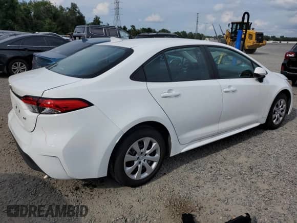 2024 Toyota Corolla LE с VIN 5YFB4MDE2RP165481, выставлен на аукционе Copart как лот 70588205 с пробегом Не указан миль и На запчасти • Non repairable. История ставок и продаж доступна на DreamBid. Изображение 3.