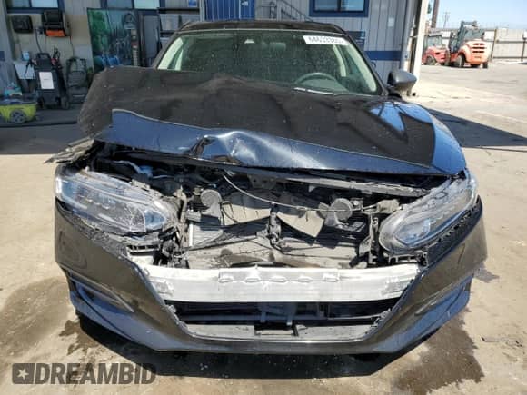 2019 Honda Accord with VIN 1HGCV3F15KA007959, listed as a Copart auction lot 64633365 with 107,039 mi miles and Salvage title. Bid and sale history available at DreamBid. Image 5.