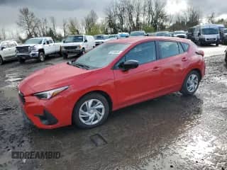 2024 Subaru Impreza с VIN JF1GUABC0R8298635, выставлен на аукционе Copart как лот 50703635 с пробегом 2 516 миль миль и Списание • Salvage title. История ставок и продаж доступна на DreamBid. Изображение 1.