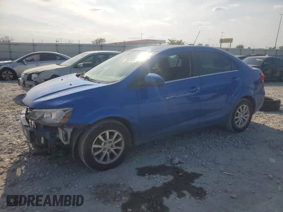 2018 Chevrolet Sonic LT with VIN 1G1JD5SH0J4105598, listed as a Copart auction lot 70975395 with 95,890 mi miles and Salvage title. Bid and sale history available at DreamBid. Image 1.