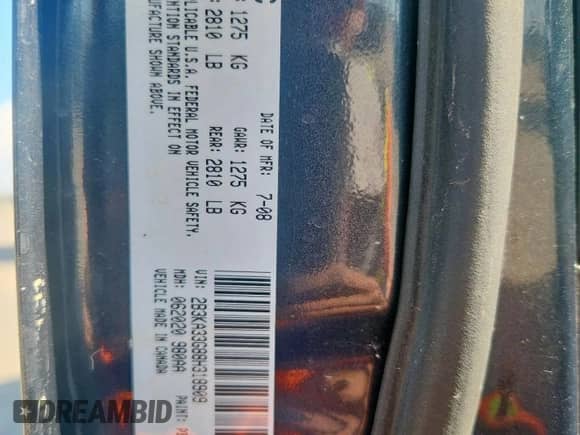 2008 Dodge Charger SXT с VIN 2B3KA33G88H318909, выставлен на аукционе Copart как лот 81445085 с пробегом 134 699 миль миль и Списание • Salvage title. История ставок и продаж доступна на DreamBid. Изображение 10.