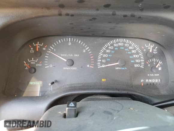 2001 Dodge 3500 with VIN 1B7MF33651J254235, listed as a Copart auction lot 62398535 with 189,089 mi miles and Salvage title. Bid and sale history available at DreamBid. Image 9.