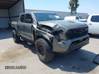 2024 Toyota Tacoma SR5 with VIN 3TMLB5JNXRM043401, listed as a IAAI auction lot 42745819 with 12,081 mi miles and . Bid and sale history available at DreamBid. Image 1.