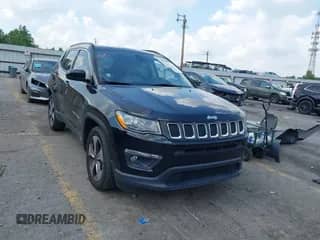 2017 Jeep Compass Latitude z VIN 3C4NJCBB3HT643332, wystawiony jako IAAI lot #42578795 z przebiegiem 133 868 mil mil oraz . Historia ofert i sprzedaży dostępna na DreamBid. Obrazek 1.